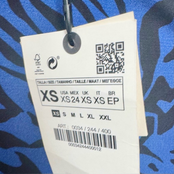 NWT Zara Animal Print Dress - Size XS - Picture 8 of 8